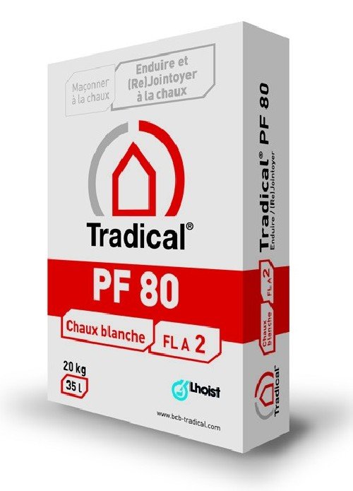 Tradical - PF 80 (20kg) Chaux blanche