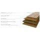 Qualy-Cork - Wicanders - Woodcomfort flottant HPS (1200 x 140 x 12mm) 4 côtés bisautés