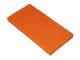 Prof-Praxis - Caoutchouc spongieux orange 280 x 140 x 20 mm