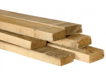 Bois verticaux en chêne 26x60 mm (mct)