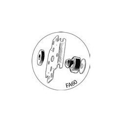 Acoustix - Accessoire PANTERRE fixation antivibratoire FA60 (60mm)