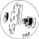 Acoustix - Accessoire PANTERRE fixation antivibratoire FA60 (60mm)