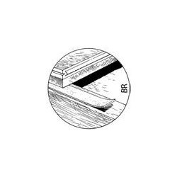 Acoustix - Accessoire PANTERRE bande resiliente BR (50x10mmx1,25mm)