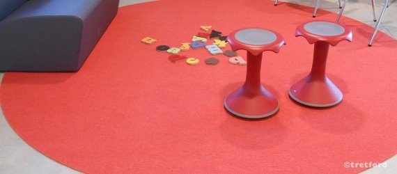 Tretford - Tapis Interland rond (poils de chèvre Cachemire & laine vierge)