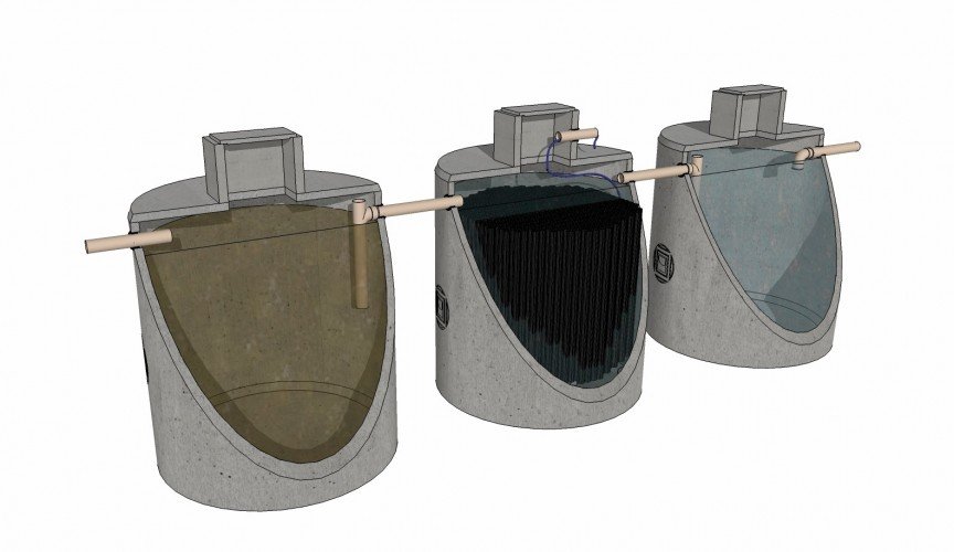 Stations dépuration deau Bio+®/Biopur® : Bio+ 1-5W01