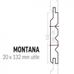 SILVERWOOD - Bardage SDN Montana brossé T3 GRIS 21 x 132 - Longeur de 3m