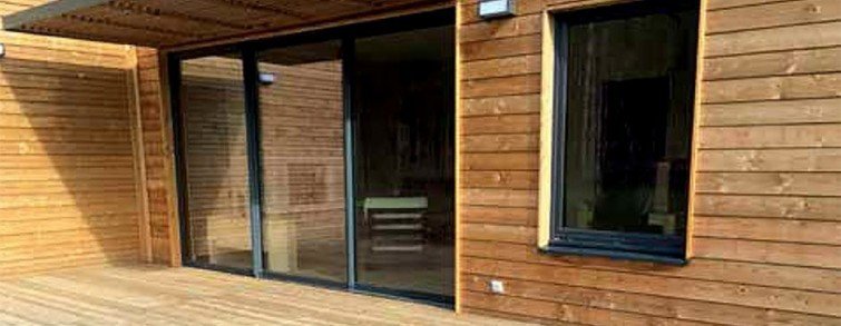 LME - Bardage Sapin THERMOTRAITE T3 marron 18x130 (145) X 5400 - 189 mts LOT COMPLET