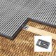HDM - Panneaux lambris acoustique gris(1388x201x10) 2,23 m²