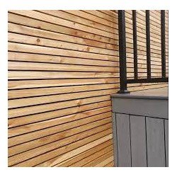 LME - Bardage mélèze paralello ajouré 18 x 68 x 3.30 - 4 mts