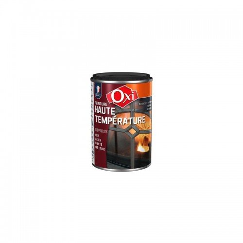 OWATROL - Peinture haute température max 600°C noir 125ML OXI rénovation protection des supports