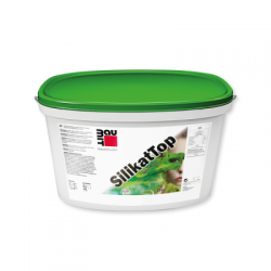 BAUMIT - SilikatTop BLANC taloché 1,5mm (seau de 25kg)