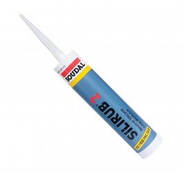 SOUDAL - SILIRUB 2 mastic silicone 300 ML Trans.