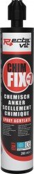 RECTAVIT - CHIMFIX ancre chimique epoxy gris foncé (280 ml)