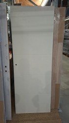 SOLID - PORTIXX PORTE 4 LIGNES MEL.TUB. 3H - 90/50 dimension 73/ 83