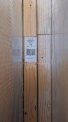 SOLID - PORTIXX PORTE 4 LIGNES MEL.TUB. 3H - 90/50 dimension 73/ 83