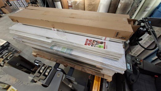 Solid ébrasement de porte differente dimension et differente finition