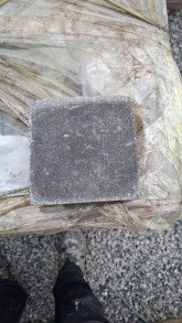 COECK - PAVE TAMBOURINE VIEUX GRIS 15X15X6