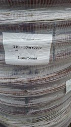 Martens - Drainage Gaine Tire Fil Rouge D.110 - 50m