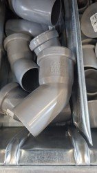 Nicoll - Coude MF PP 45° 50mm