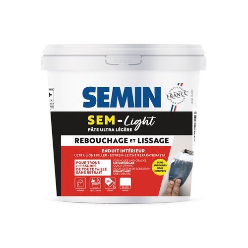 SEMIN - Semin light reboucheur sans retrait seau 1L