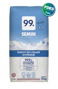 SEMIN - Semin 99 Enduit de LISSAGE, sac 15kg