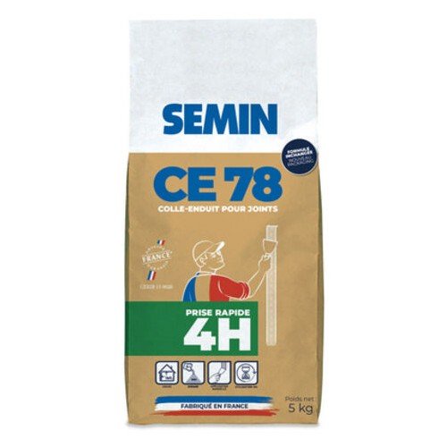 SEMIN - Semin 99 CE78 enduit pour joint 4H 5 Kg