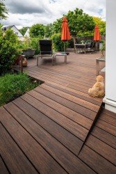 BAMBOOTOUCH - Terrasse en BAMBOU massif thermotraité 20x139x1860