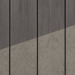 BAMBOOTOUCH - DECKOOTOUCH TERRASSES MASSIVES COMPOSITE RECYCLÉ ( OLD GREY DOUBLE FACE vieilli et lisse ) )