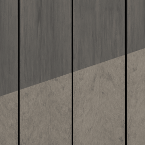 BAMBOOTOUCH - DECKOOTOUCH TERRASSES MASSIVES COMPOSITE RECYCLÉ ( OLD GREY DOUBLE FACE vieilli et lisse ) )