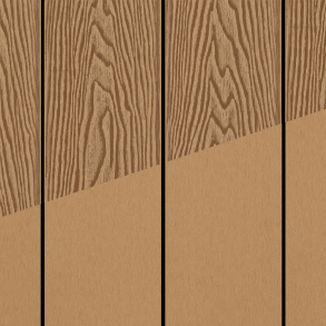 BAMBOOTOUCH - DECKOOTOUCH TERRASSES MASSIVES COMPOSITE RECYCLÉ ( SAND DOUBLE FACE bois et lisse - new design ) )