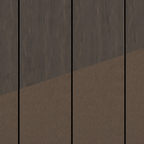 BAMBOOTOUCH - DECKOOTOUCH TERRASSES MASSIVES COMPOSITE RECYCLÉ ( OLD CHOCOLATE DOUBLE FACE vieilli et lisse ) )