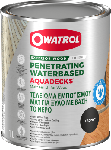 OWATROL- AQUADECKS. 5L EBENE. - 555AA