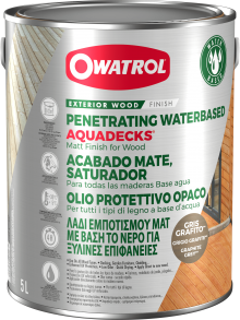 OWATROL- AQUADECKS 5L GRIS GRAPHITE. - 556AA