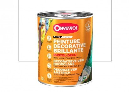 OWATROL - RUSTOL DECO BRILLANT 2,5L RAL 9010
