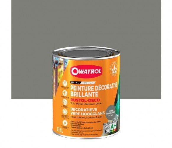 OWATROL - RUSTOL DECO BRILLANT 0,75L RAL 7037