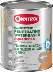 OWATROL - AQUADECKS. 1L GRIS VIEUX BOIS - 544AA