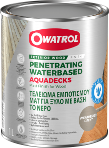 OWATROL - AQUADECKS. 1L GRIS VIEUX BOIS - 544AA