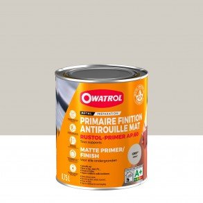 OWATROL - Anti rouille prim. finit. mate gris 0,75L - 784AA