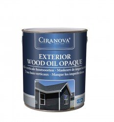 CIRANOVA - Exterior wood oil Opaq (2,5L) Black