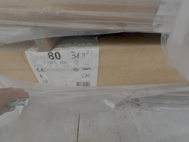 PAVATEX - PAVAWALL GF - 100 mm - 1450 mm x 580 - LOT 11,77m2